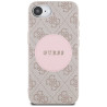 Guess 4G Circle Classic Logo MagSafe Case for iPhone 16e / 17e pink