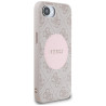 Guess 4G Circle Classic Logo MagSafe Case for iPhone 16e / 17e pink