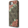 Guess 4G Flowers Print MagSafe Case for iPhone 16e/17e / brown
