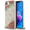 Guess 4G Flowers Print MagSafe Case for iPhone 16e / 17e / pink