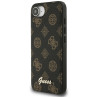 Case Guess Peony Script Logo MagSafe for iPhone 16e / 17e / black