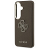 Case Guess Grained Big 4G Metal Logo for Samsung Galaxy S26+ / brown