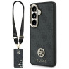 Guess 4G Big Rhinestone Triangle Strap MagSafe for Samsung Galaxy S26 / black