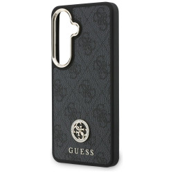 Guess 4G Big Rhinestone Triangle Strap MagSafe for Samsung Galaxy S26 / black