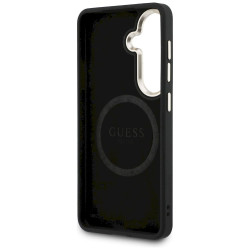 Guess 4G Big Rhinestone Triangle Strap MagSafe for Samsung Galaxy S26 / black