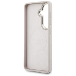 Guess 4G Big Rhinestone Triangle Strap MagSafe for Samsung Galaxy S26 / pink