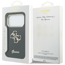 Guess IML 4G Script Metal Case for iPhone 17 Pro / black