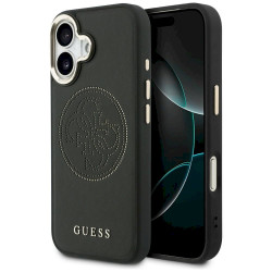 Guess Perforated 4G MagSafe Case for iPhone 17 / black