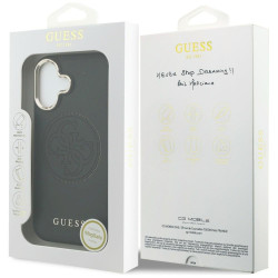 Guess Perforated 4G MagSafe Case for iPhone 17 / black