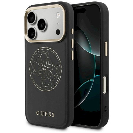 Guess Perforated 4G MagSafe Case for iPhone 17 Pro / black