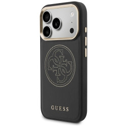 Guess Perforated 4G MagSafe Case for iPhone 17 Pro Max / black