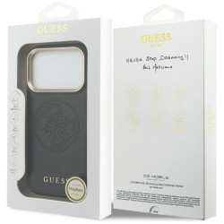 Guess Perforated 4G MagSafe Case for iPhone 17 Pro Max / black