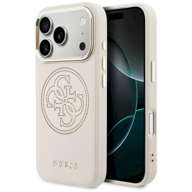 Guess Perforated 4G MagSafe Case for iPhone 17 Pro / pink