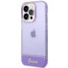 Guess GUHCP14XHGCOU Hardcase for iPhone 14 Pro Max 6,7" / purple translucent