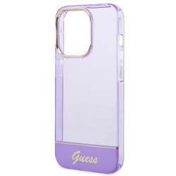 Guess GUHCP14XHGCOU Hardcase for iPhone 14 Pro Max 6,7" / purple translucent