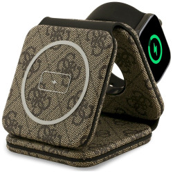Guess wireless charger 3-in-1 4G / brown
