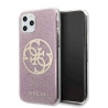 Guess GUHCN58PCUGLPI 4G Circle Glitter Hard Case for iPhone 11 Pro / pink
