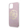 Guess GUHCN58PCUGLPI 4G Circle Glitter Hard Case for iPhone 11 Pro / pink