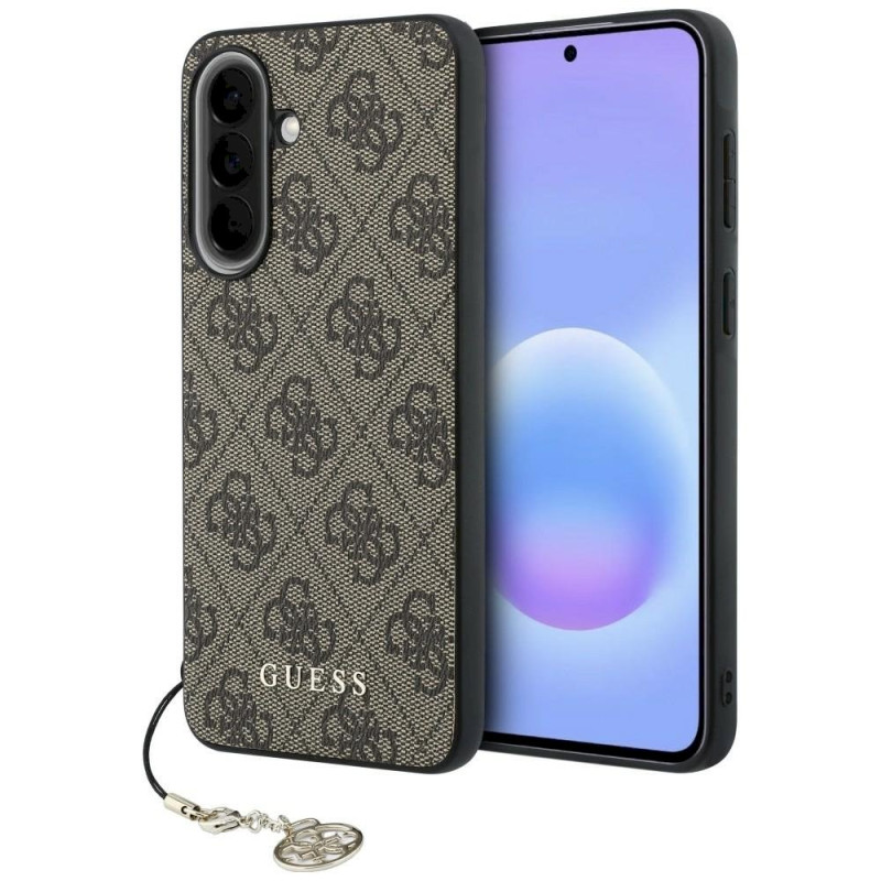 Guess 4G Charm Case for Samsung Galaxy A57 5G / brown