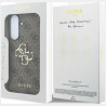 Guess Leather 4G Metal Logo Case for Samsung Galaxy A37 5G / brown