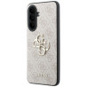 Case Guess Leather 4G Metal Logo for Samsung Galaxy A37 5G / pink