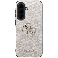 Case Guess Leather 4G Metal Logo for Samsung Galaxy A37 5G / pink