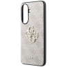 Case Guess Leather 4G Metal Logo for Samsung Galaxy A37 5G / pink
