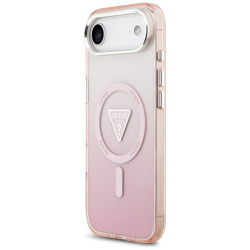 Case Guess IML Gradient Triangle Logo MagSafe for iPhone Air / pink