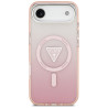 Case Guess IML Gradient Triangle Logo MagSafe for iPhone Air / pink