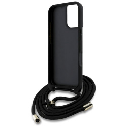 Guess 4G Big Logo Cord Stap Crossbody Case for iPhone 16 Plus / brown