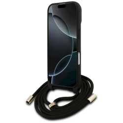 Guess 4G Big Logo Cord Stap Crossbody Case for iPhone 17 / brown