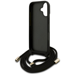 Guess 4G Big Logo Cord Stap Crossbody Case for iPhone 17 / brown
