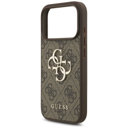 Guess 4G Big Logo Case for iPhone 17 Pro / brown