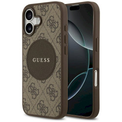 Case Guess 4G Circle Classic Logo MagSafe for iPhone 17 / brown