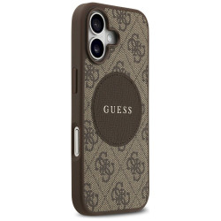 Case Guess 4G Circle Classic Logo MagSafe for iPhone 17 / brown