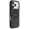 Guess 4G Circle Classic Logo MagSafe Case for iPhone 17 Pro / black
