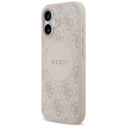 Guess 4G Circle Classic Logo MagSafe Case for iPhone 17 / pink