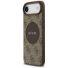 Case Guess 4G Circle Classic Logo MagSafe for iPhone Air / brown