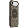 Case Guess 4G Circle Classic Logo MagSafe for iPhone Air / brown