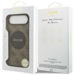 Case Guess 4G Circle Classic Logo MagSafe for iPhone Air / brown