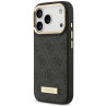 Guess 4G Logo Plate MagSafe Case for iPhone 17 Pro / Black