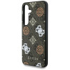 Guess 4G Printed Colored Peony Pattern MagSafe Case for Samsung Galaxy S25 / brown