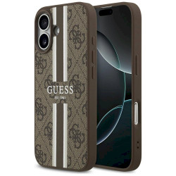 Guess 4G Printed Stripes MagSafe Case for iPhone 17 / brown