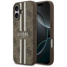 Guess 4G Printed Stripes MagSafe Case for iPhone 17 / brown