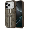 Guess 4G Printed Stripes MagSafe Case for iPhone 17 Pro / brown