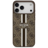 Guess 4G Printed Stripes MagSafe Case for iPhone 17 Pro Max / brown