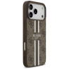 Guess 4G Printed Stripes MagSafe Case for iPhone 17 Pro Max / brown