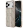 Case Guess 4G Printed Stripes MagSafe for iPhone 17 Pro Max / pink