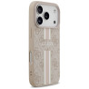 Case Guess 4G Printed Stripes MagSafe for iPhone 17 Pro / pink