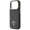 Guess 4G PU Triangle Logo & Stand Camera Magsafe Case for iPhone 17 Pro / black